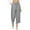 Gray, variant on Flowy Wide Leg Pants Womens Linen Pants High Waisted Wide Leg Drawstring Casual Loose Trousers With Pockets Blue