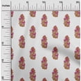 thumbnail image 2 of oneOone Rayon Fuschia Pink Fabric Block Sewing Material Print Fabric By The Yard 56 Inch Wide-B1, 2 of 5