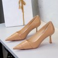 thumbnail image 5 of Women Pointed Toe Stiletto Sexy Pumps 6.5CM Patent Leather Wedding Evening Party, 5 of 6