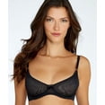 thumbnail image 2 of Women's Timpa 16800 Mesh Underwire Demi Bra (Black 32B), 2 of 4