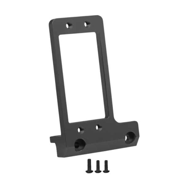 Eje delantero con montaje servo Capra, chasis de aleación de aluminio de centro bajo y alto rendimiento Negro