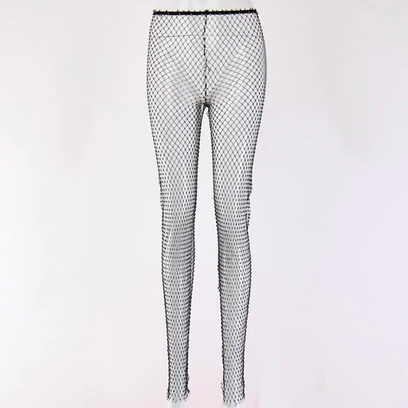 Summer New Mesh Diamond Pants