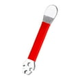 thumbnail image 3 of Llave para radios de bicicleta, llave para ciclismo, componente de acero, herramienta para ajustar tensión de los radios de las ruedas de bicicleta Rojo, 3 of 8