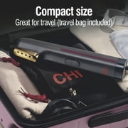 CHI Handheld Portable Clothes Steamer, 800W 70 ml Compact Clothing Steamer and Travel Bag, Black