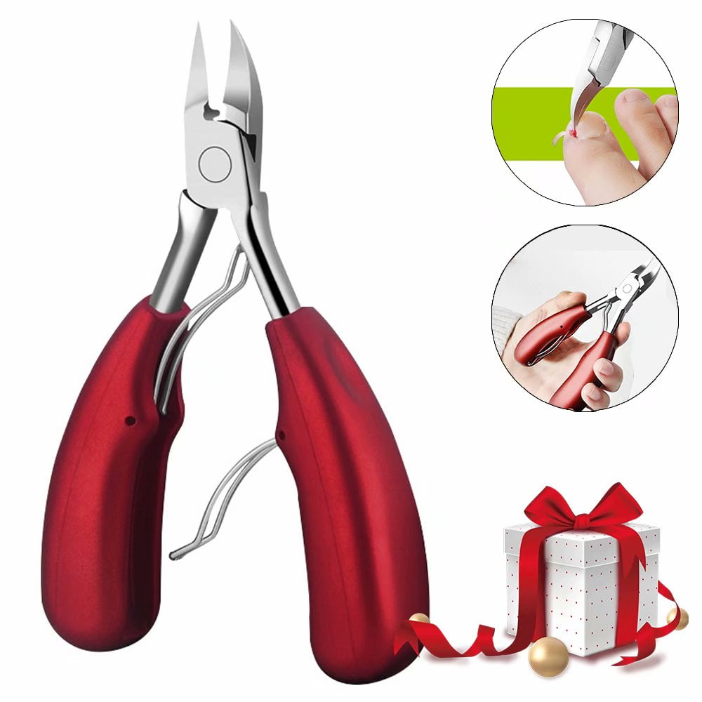 Genkent Precision Toenail Clipper Tool, Stainless Steel Heavy Duty Toenail Clippers for Thick or