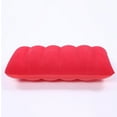 thumbnail image 3 of EeaseCA 2 Pcs 47x30cm PVC Flocking Inflatable Pillow Multifunctional Nap Pillow Waist Cushion for Outdoor Travel Camping (Red), 3 of 8
