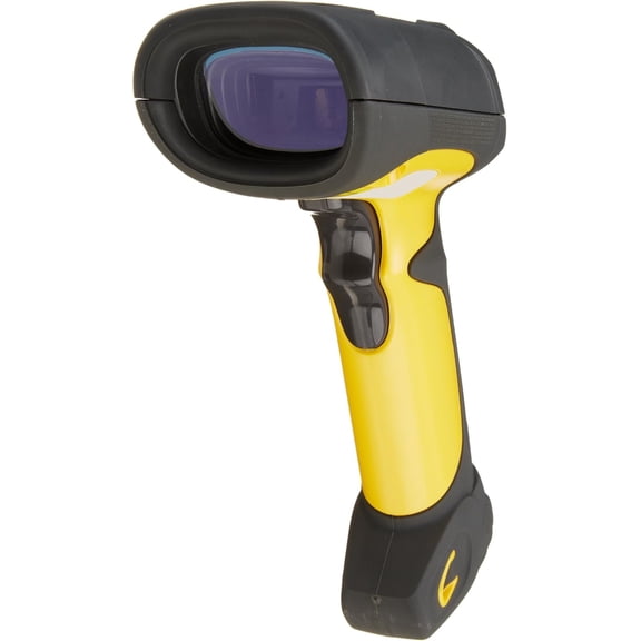 Restored Motorola Symbol LS3408-FZ20005R Rugged Handheld Barcode Scanner with Fuzzy Logic Technology Industrial 1D Laser, Corded, Yellow/Black (Refurbished)