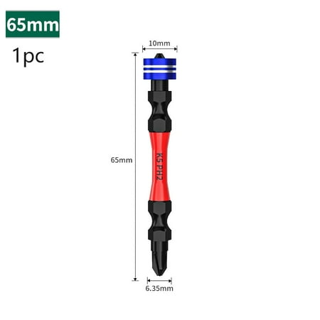 

Ana K5 Anti Slip Magnetic Screwdriver Double Head Hex Shank Cross Screwdriver Bit