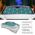 thumbnail image 4 of Kdxio Dachshund Dog Print Front Windshield Sun Shade,Folding Auto Sunshade for Car Truck SUV-Small, 4 of 7