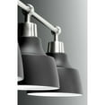 thumbnail image 5 of Progress Lighting Bramlett 3-Light Bath & Vanity, Brushed Nickel, Metal Reflector Shades, 5 of 10