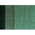 thumbnail image 1 of Ahgly Company Machine Washable Indoor Rectangle Abstract Turquoise Blue Modern Area Rugs, 3' x 5', 1 of 4
