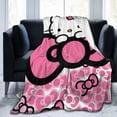 thumbnail image 6 of Hello Kitty Blanket, Super Soft Throw Blanket, Cozy Flannel Blankets For Boys Girls, Warm Blankets For Couch Sofa Bed, 40"X30", 6 of 9
