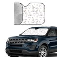 thumbnail image 3 of Kdxio Rabbit Eating Print Front Windshield Sun Shade,Folding Auto Sunshade for Car Truck SUV-Small, 3 of 7
