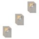 thumbnail image 1 of Naiovety 10 piezas A4 hojas adhesivas de terciopelo flocado pegajoso forro de caja de joyería telas suaves cajón mostrador tocador gris Type1 NO1, 1 of 6