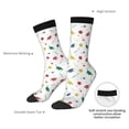 thumbnail image 4 of Fuzoiu Happy Graduation Print Athletic Crew Socks for Men & Women,Casual Crew Socks,Above Ankle Crew Socks for Business, Casual, 4 of 6