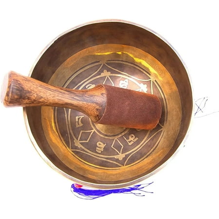 6.5” Handmade Singing Bowl Yoga Master Healing Grade Sound Bath Therapy Kit