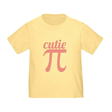 

CafePress - Cutie Pi Pink Toddler T Shirt - Cute Toddler T-Shirt 100% Cotton