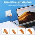 Silicone USB TypeC 40Gbps Cable Multiple Angles Connectors Option ...