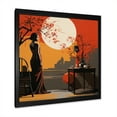 thumbnail image 4 of Designart "African Woman'S Poetic Reflections" African American Art Picture Framed Wall Art Living Room, 4 of 5
