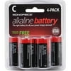 Monoprice C Alkaline Battery 4-Pack