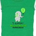 thumbnail image 4 of Inktastic I Support Mental Health Awareness Elephant and Balloon Boys or Girls Baby Bodysuit, 4 of 5