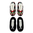 thumbnail image 2 of Fuzzy Babba, Women's Holiday Gnomes Slipper Socks, 2-Pack, Size 7-9.5, 2 of 6