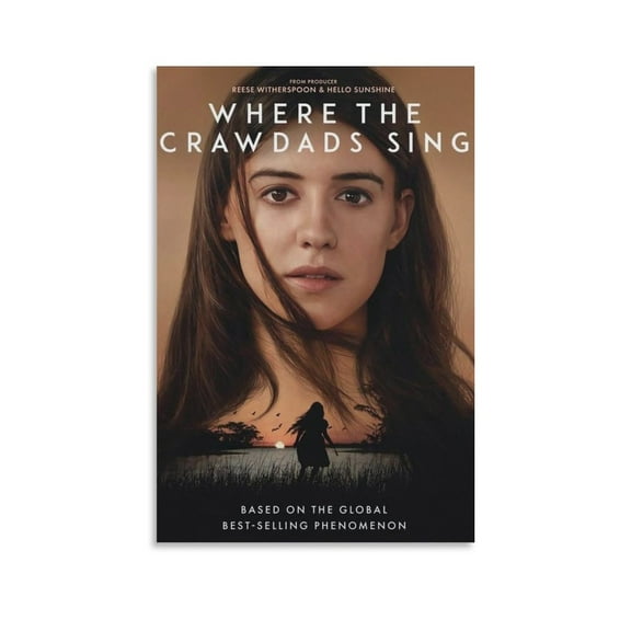 Where The Crawdads Sing Movie Poster Picture Print Wall Art Poster Painting Canvas Posters Artworks Gift Room Aesthetic 08x12inch(20x30cm)