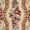 thumbnail image 4 of Gold Floral Wool Rug (2 ft. 6 in. x 12 ft. Runner), 4 of 5