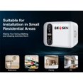 thumbnail image 3 of Electric Hot Water Heater 120/240V Small Compact Tank Storage,Rv Tr 3.0Gallon Trailer 1.5KW Kitchen Instant Under Sink Counter Cupboard, RV 1 PCs 16” Long 1/2”FIP Stainless Steel Water Hose 11L, 3 of 6