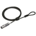 thumbnail image 1 of Candado para Laptop BRobotix 6000298 Cerradura con Combinación PVC Zinc Negro Plata, 1 of 6