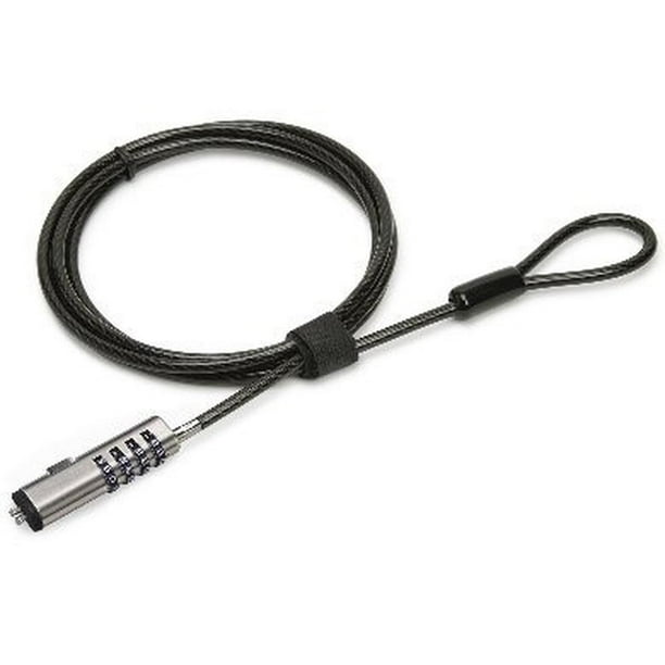 Candado para Laptop BRobotix 6000298 Cerradura con Combinación PVC Zinc Negro Plata