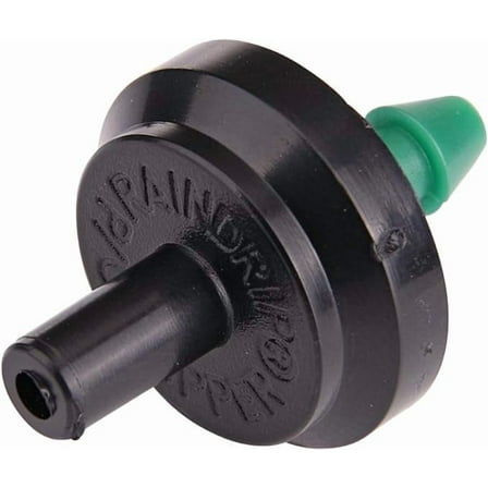 Raindrip PC8050B 2 GPH Pressure Compensating Drippers, Drip Irrigation Emitters for Drip Irrigation Gardening System, Maintains Constant Water Flow, 50-Pack, Green