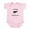 Petal Pink, variant on CafePress - Aspen Body Suit - Baby Light Bodysuit, Size Newborn - 24 Months