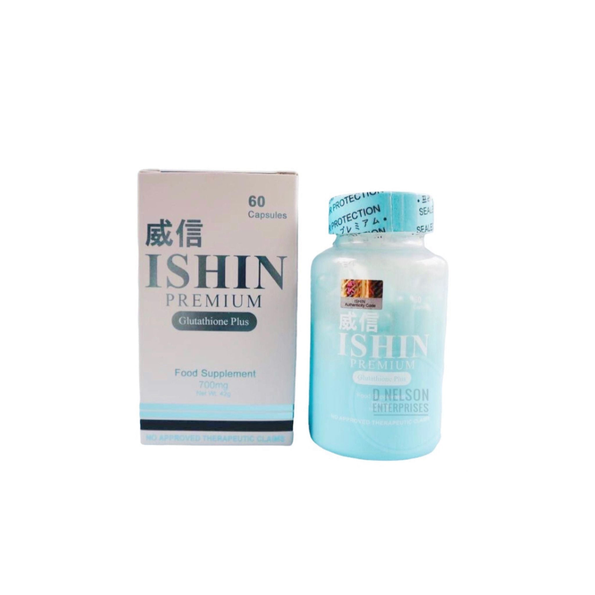ishin premium glutathione ingredients Ishin PREMIUM Glutathione Plus Food Supplement, 60 Ecuador