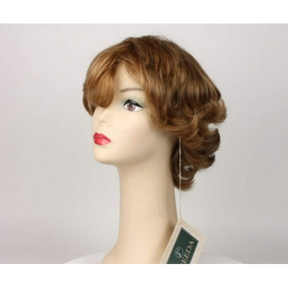 European Human Hair Freeda Wig Linda Blonde With Highlights Size M