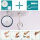 thumbnail image 3 of Mosquitera para cama doble, mosquitera universal para cama doble, mosquitera de tela de tul para viajes al aire libre, mosquitera plegable para cama individual, dosel para cama de bebé, 3 of 5