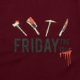 thumbnail image 3 of Friday the 13th Jason Athletic Baseball Jersey Shirt For Mens (Size S-XL), 3 of 4