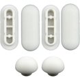 thumbnail image 1 of Juego de amortiguadores para asiento de inodoro, 6 piezas (blanco), 1 of 5