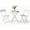 White, variant on Senfot 3-Piece Outdoor Square Patio Bistro Set, Sturdy Iron Frame Table and Chairs, All-Weather Furniture for Balcony Garden Yard Poolside Black