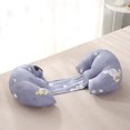 thumbnail image 2 of Almohadillas de apoyo lateral para embarazo y maternidad plegables para el cuerpo, 8 colores gris Sunnimix Almohada del cuerpo del embarazo, 2 of 8