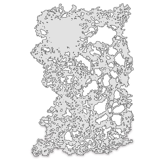 Iwata Artool Freehand Template - Set of 3, Texture FX Mini Series