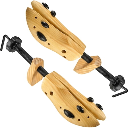 MEDca 2-Way Wooden Shoe Stretcher Deluxe Tree for Adults - Unisex
