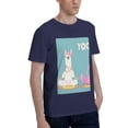 thumbnail image 2 of Bingfone Animal Meditation Men'S Loose Fit Short-Sleeve Pocket T-Shirt, 2 of 7
