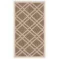 thumbnail image 2 of Safavieh Courtyard Jasper Geometric Indoor/Outdoor Area Rug, Brown/Bone, 2' x 3'7", 2 of 13