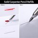 thumbnail image 4 of 24 Pieces 2.8mm HB Graphite Refills Carpenter Pencils, Reusable Break Resistant Silver Carpenter Mechanical Pencil Refills, 4 of 5