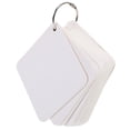thumbnail image 2 of QUTETN200 Pre-Punched Blank Index Cards with Rings - White, 2 of 6