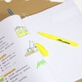 thumbnail image 7 of BAZIC Neon Yellow Highlighter Chisel Tip Unscented Marker (5/Pack), 24-Packs, 7 of 7