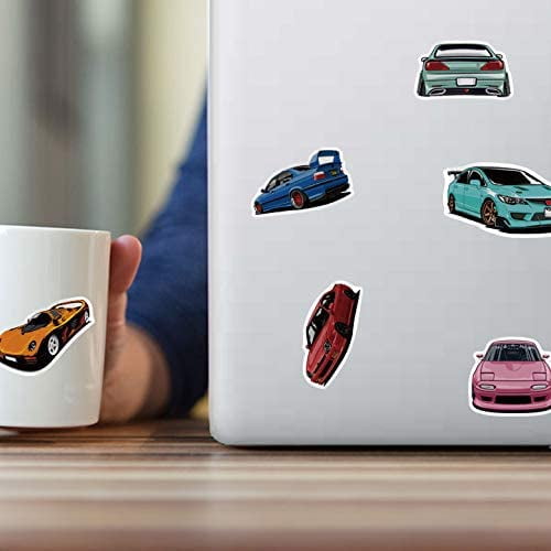  100pcs JDM Racing Car Stickers Vinyl Waterproof