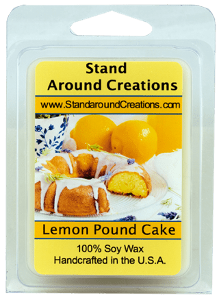 Soy Paraffin Wax Wax Tart Lemon Pound Cake Home Fragrance Handmade Wax Melt Lemon Pound Cake Wax Melt