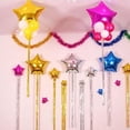 thumbnail image 3 of de Oropel Metálico Borla Estrella Globo Boda Día de San Valentín Foto Prop Macarena Foil Tassel Star Foil Balloon, 3 of 8